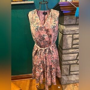 Sam Edelman Pink Paisley Mini Dress